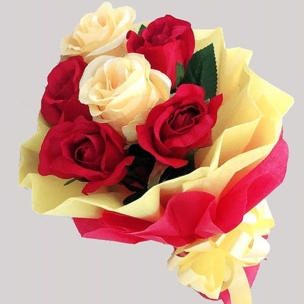 Bouquet of Red and Yellow Roses