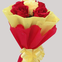 Bouquet of Red and Yellow Roses