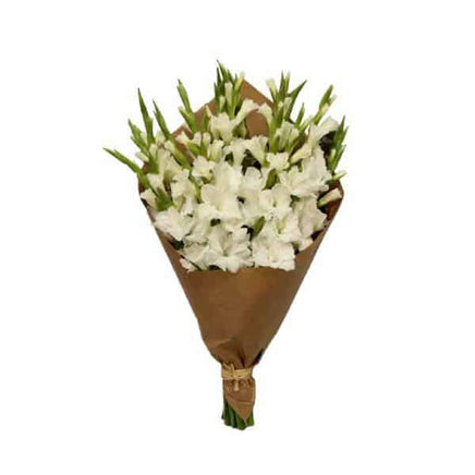 White Gladiolus Bouquet